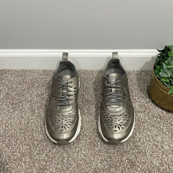 Nike Air Max Thea Jolie 725118-002 Women's Size 7.5 Metallic Pewter Sneakers - Picture 3 of 9